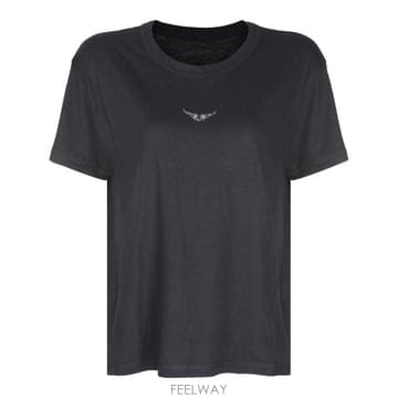 Zadig&Voltaire 26FW �ڵ�غ��׸� ���� Ƽ���� JWTS01669 001 NOIR26FW �ڵ�غ��׸� ���� Ƽ���� JWTS01669 001 NOIR