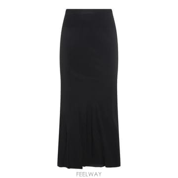 26SS 릭 오웬스 롱 스커트 RP01F6334 CC09 BLACK