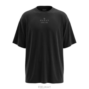 26FW 구찌 Blk t 셔츠 A000F5XJIFV1152 TP581419568