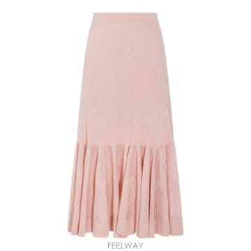 26SS 짐머만 롱 스커트 3070SS261 DPI DUSTY PINK