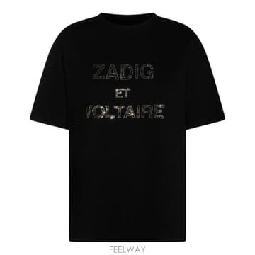 Zadig&Voltaire 26SS �ڵ�غ��׸� ���� Ƽ���� JWTS02883 011 BLACK26SS �ڵ�غ��׸� ���� Ƽ���� JWTS02883 011 BLACK