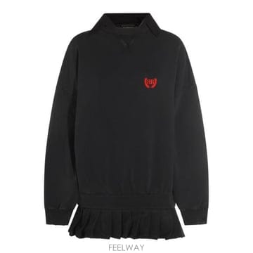 25FW 발렌시아가 숏 원피스 838975 TSVC61041 FADED BLACK