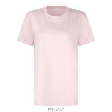Moncler 26SS ��Ŭ���� �ڼ� �ΰ� ��ư Ƽ���� L10938C00029 89AUO51E PINK26SS ��Ŭ���� �ڼ� �ΰ� ��ư Ƽ���� L10938C00029 89AUO