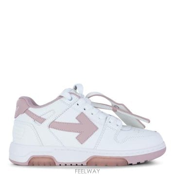 Off White 26SS ����ȭ��Ʈ ����Ŀ�� OWIA259C99 LEA0180130 WHITE PINK26SS ����ȭ��Ʈ ����Ŀ�� OWIA259C99 LEA0180130 WHITE P