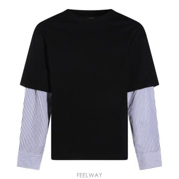 JIL SANDER 26SS ������ ���� Ƽ���� J22GC0235 J20256001 BLACK26SS ������ ���� Ƽ���� J22GC0235 J20256001 BLACK