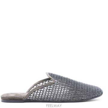 26SS 브루넬로 쿠치넬리 뮬 슬리퍼 MZSFC3173 C8769 TORBA