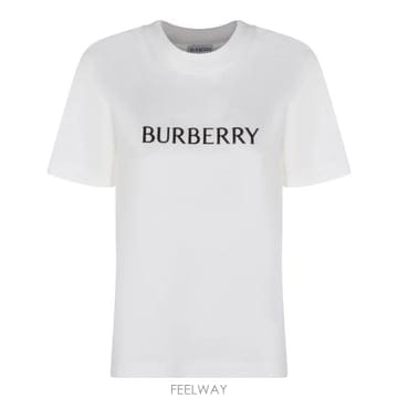 Burberry 26SS ������ �ΰ� ��ư Ƽ���� 8118978 B7078 CHALK26SS ������ �ΰ� ��ư Ƽ���� 8118978 B7078 CHALK