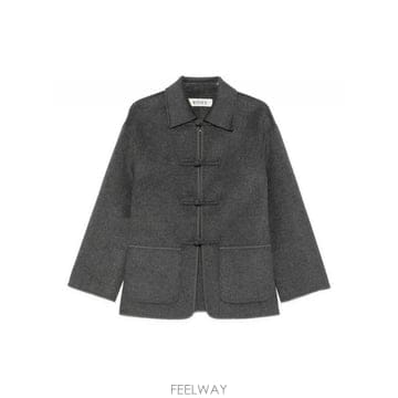 26FW 로헤 더블 Faced 울 Pankou 클로저 자켓 42011409 TP581419271