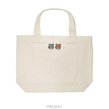 26FW 메종 키츠네 더블 폭스 헤드 라지 핸드백 MRUBT23WW0096P700 TP579304991