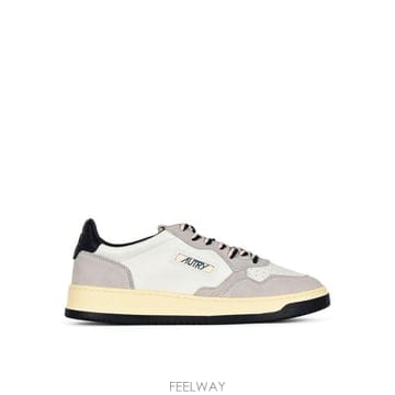 26FW 오트리 메달리스트 로우 스니커즈 AULM BW04 LEA SUEBIC WHT VAPOR