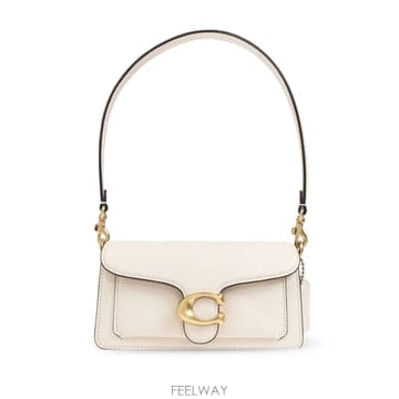 COACH Polished pebble 숄더 백 CY201CHALK TP571832346