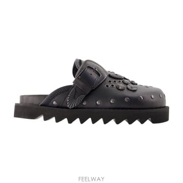 26 F/W 토가풀라 AJ1058 뮬 토가 PULLA 블랙 레더 FT B0732278605