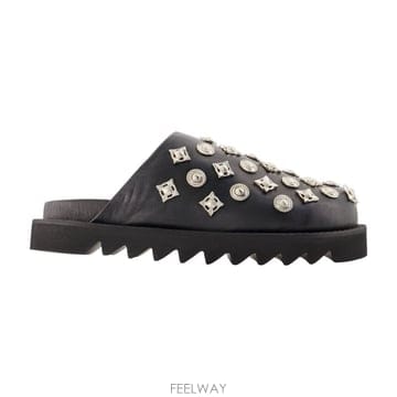 21 F/W 토가풀라 AJ1217 블랙 레더 샌들 FTGPW11510 B0732279109