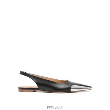 Off White 24SS Off ȭ��Ʈ ���� pointed toe ������ ���� OWIQ004S24LEA0011072 TP5724SS Off ȭ��Ʈ ���� pointed toe ������ ���� OWIQ004S2