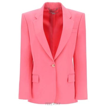 Stella McCartney 24SS ���ڶ� ��īƮ�� Iconic Salmon ��ũ Sing Breasted ���� with �̱� Butt24SS ���ڶ� ��īƮ�� Iconic Salmon ��ũ Sing Breasted 