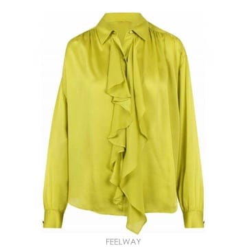 ULLA JOHNSON 26SS ��� ���� Gesture ��ũ ����콺 SP260254CHR TP58141910526SS ��� ���� Gesture ��ũ ����콺 SP260254CHR TP581
