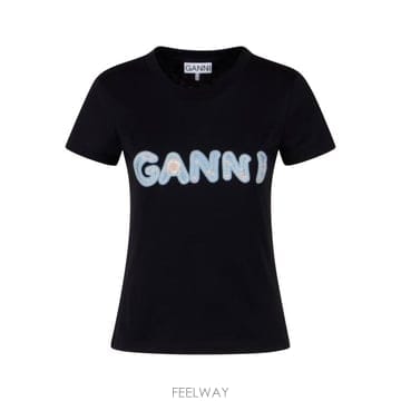 GANNI 26SS ���� ������ ��ư ���� ���̺� Ƽ���� A1050179 252 PHANTOM26SS ���� ������ ��ư ���� ���̺� Ƽ���� A1050179 252 