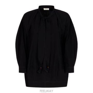 Lemaire 26SS ���޸� ��ư ũ������ ��ī�� ����콺 SH1222 LF1399BK999 Black26SS ���޸� ��ư ũ������ ��ī�� ����콺 SH1222 LF139
