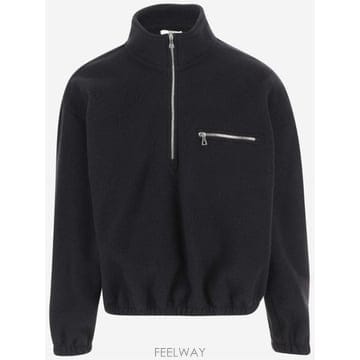 리에르 스웨트셔츠 in lana NFL1X02BLACKFLEECE TP579364186
