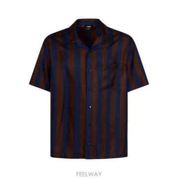 26FW 펜디 셔츠 FS1369 AU6ZF1WXN NAVY WINE