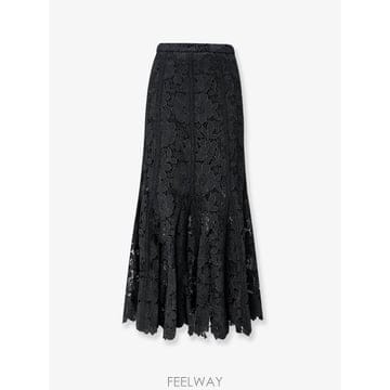 셀프 포트레이트 레이스 미디 스커트 AW26049MSKBBLACK B0652283854