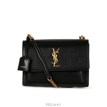 Saint Laurent 26FW ���ζ� ������ ���� ���� �̵�� ü�ι� 442906 D420W1000 NERO26FW ���ζ� ������ ���� ���� �̵�� ü�ι� 442906 D420