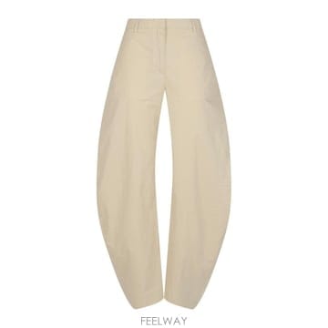 26SS 아크네 스튜디오 캐주얼 트윌 트라우저 AK1041 AGU LIGHT BEIGE