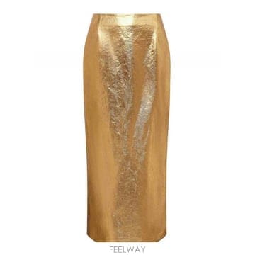 26SS 가브리엘라 허스트 Manuela 미디 스커트 2263708GLD TP581463590