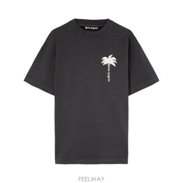Palm Angels 25SS �ʿ����� ��ư crew �� T ���� PMAA072S24JER0060703 TP57897055625SS �ʿ����� ��ư crew �� T ���� PMAA072S24JER0060703