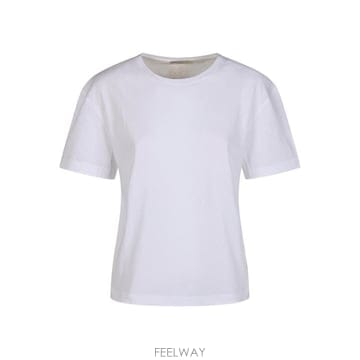 26FW 토템 클래식 오가닉 코튼 티셔츠 263WRT0529 FB0502003 Optic White