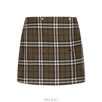 Burberry 25FW ������ üũ ����� �� Ʈ��ġ �̴� ��ĿƮ 8110911 C3078 SHRUB YEW IP CHEC25FW ������ üũ ����� �� Ʈ��ġ �̴� ��ĿƮ 8110911 