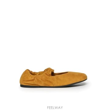 Miu Miu 25FW �̿�̿� Suede Ruffle Ballerinas 5F340E008F0R55 TP57078482225FW �̿�̿� Suede Ruffle Ballerinas 5F340E008F0R55 T