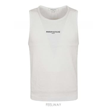 Maison Kitsune 26SS Maison Kitsune ����Ű���� paris ribbed ��ũ ž QM00600KA0033P1026SS Maison Kitsune ����Ű���� paris ribbed ��ũ ž QM