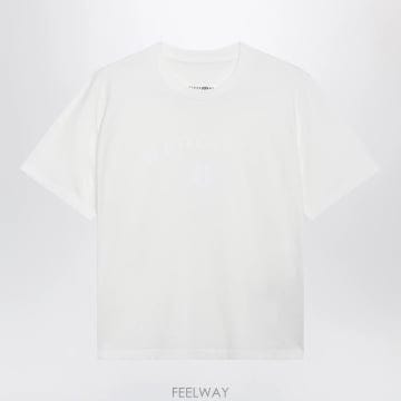 26 F/W MM6 메종 마르지엘라 화이트 코튼 티셔츠 WITH 로고 B0052284462