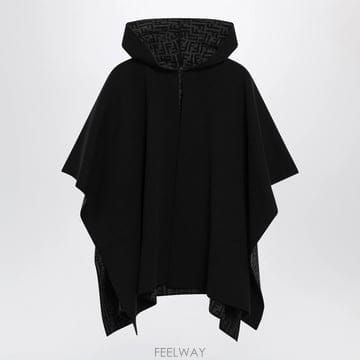 26 F/W 펜디 CASHEMERE 블렌드 블랙 케이프 FXX060B B0052284471
