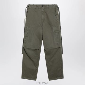26 F/W 펜디 밀리터리 그린 코튼 카고 트라우저 FR6773AME B0052284477