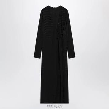 26 F/W 펜디 블랙 자카드 실크 롱 드레스 FDD682AME8-F B0052284480