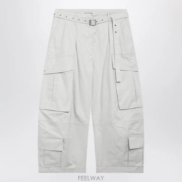 26 F/W 아크네 스튜디오 라이트 그레이 코튼 카고 트라우저 WIT B0052284499