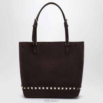 26 F/W 발렌티노 브라운 락스터드 백 인 스웨이드 9W2B0T75 B0052284501