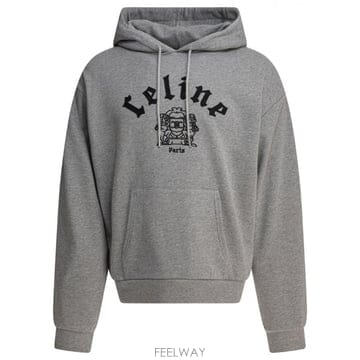 셀린느 맨투맨 스웨트셔츠 그레이