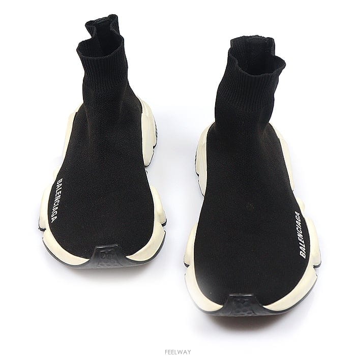Balenciaga Balenciaga(�߷��þư�) 525712 ���� ȭ��Ʈ ��Ʈ ���ǵ巯�� Ʈ���̳� ���� ����Ŀ�� 36Balenciaga(�߷��þư�) 525712 ���� ȭ��Ʈ ��Ʈ ���ǵ�