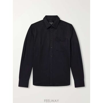 랙앤본 울블렌드 플란넬 오버셔츠 RVC026FSMWO B0082284656