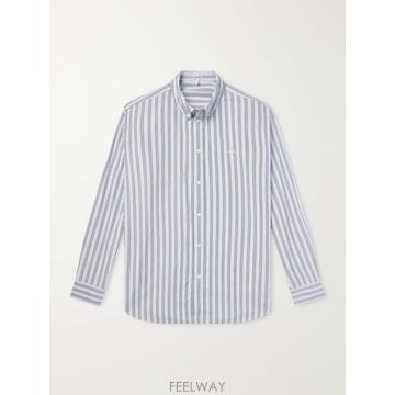 로에베 스트라이프 코튼 셔츠 H526Y05WHL B0082284669