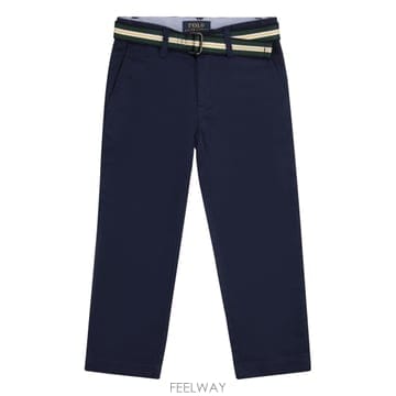 Ralph Lauren 26SS ���� ���� �η� ��ư twill trousers with ��Ʈ 322855394001 TP5738926SS ���� ���� �η� ��ư twill trousers with ��Ʈ 3228