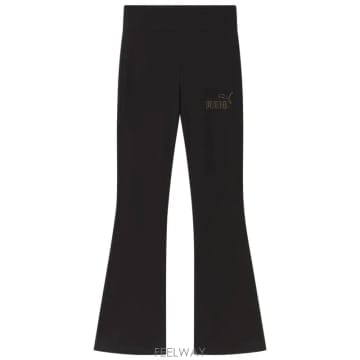 Puma PUMA PANTALONE DONNA RHINESTONE FLARED 69692501NERO TP581405PUMA PANTALONE DONNA RHINESTONE FLARED 69692501NERO TP