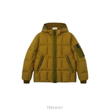 스톤 아일랜드 가먼트 다이 크링클 렙스 NY 자켓 L2S154100 B0172284947
