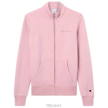 Champion CHAMPION FELPA DONNA FULL �� 118407PS090ROSA TP581462804CHAMPION FELPA DONNA FULL �� 118407PS090ROSA TP5814628