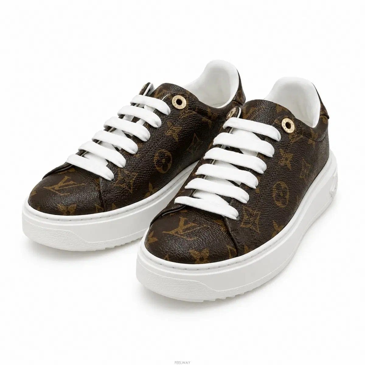 Louis Vuitton [��ǰ/�������] ���̺��� LV ���׷� Ÿ�Ӿƿ� ����Ŀ�� ���� 36 / 230mm[��ǰ/�������] ���̺��� LV ���׷� Ÿ�Ӿƿ� ����Ŀ��