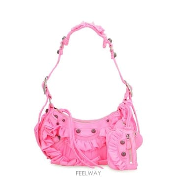 Balenciaga 23SS Balenciaga Fluo ��ũ fabric Le Cagole XS ��� �� 671309210FZ23SS Balenciaga Fluo ��ũ fabric Le Cagole XS ��� �� 