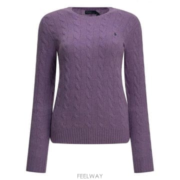 Ralph Lauren 26FW ���� ���� �η� Crew �� ������ with �ΰ� 211971865502AMETHYSTFALLSHE26FW ���� ���� �η� Crew �� ������ with �ΰ� 211971865